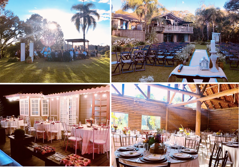 lugares para casamento pequeno ao ar livre em Curitiba