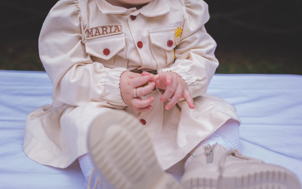 Registro de detalhes afetivos em festa de criança no Flor de Quintal.