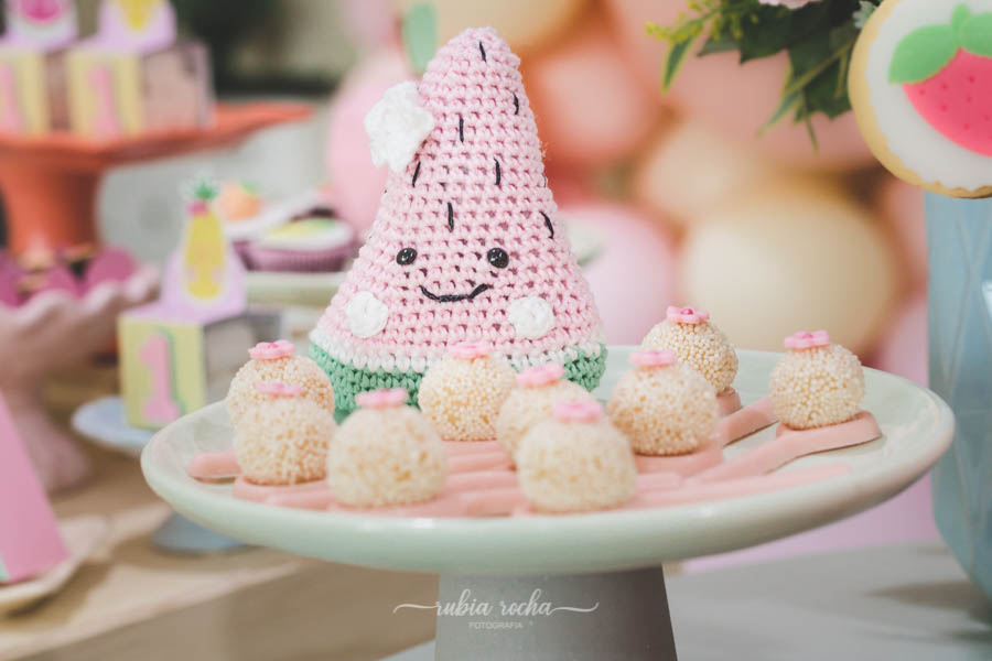 Decoração de buffet infantil em Curitiba - Meu Limoeiro - tema frutinhas - aniversário de 1 ano