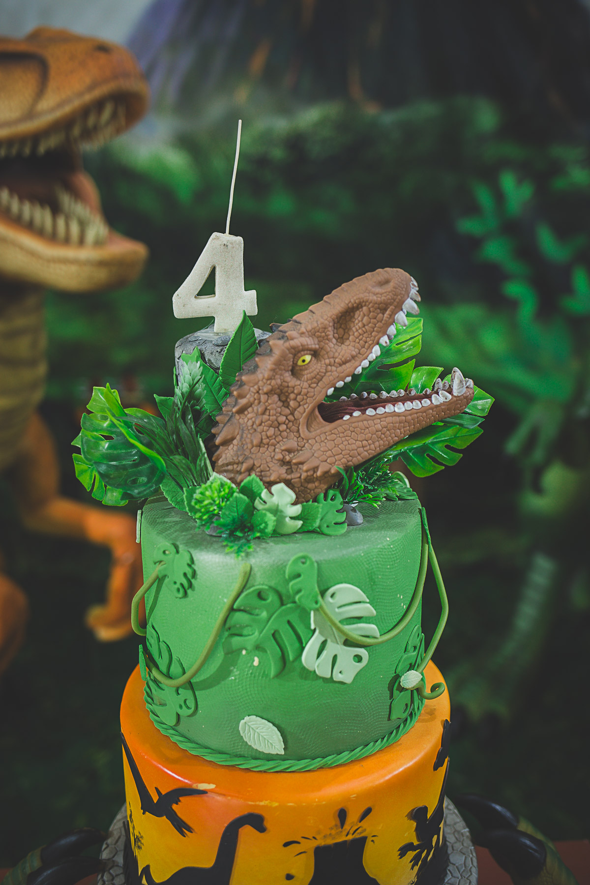 Festa infantil em Curitiba no tema Dinossauro - Ravi 4 anos