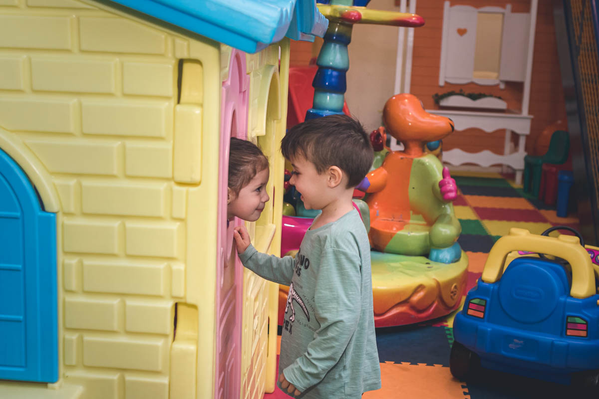 Parquinho para bebês no Buffet Infantil Espaço Jump em Curitiba