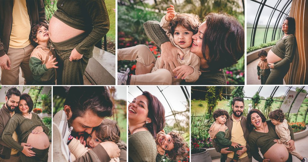 Lugares para fazer ensaio e Curitiba - Fotógrafa de Gestante e Famílias no Jardim Botânico