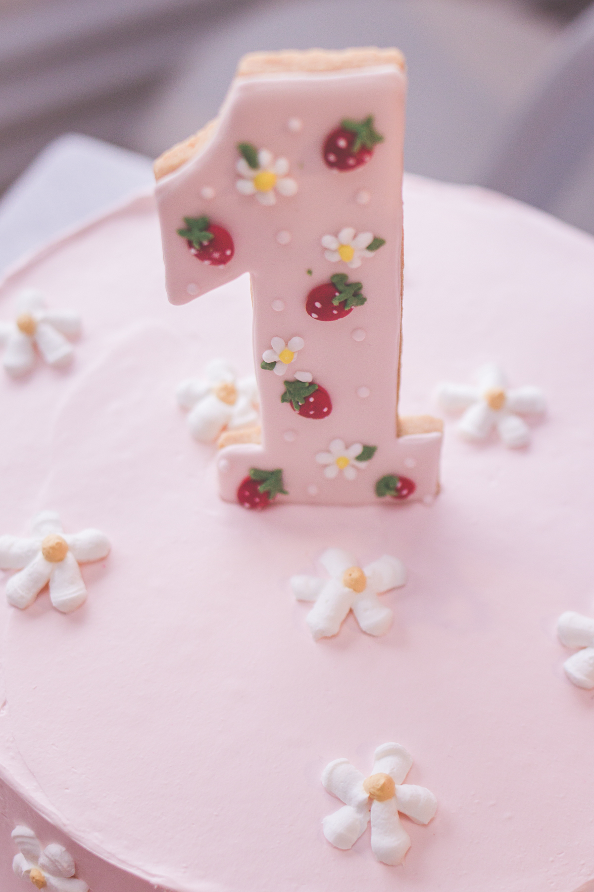 bolo de aniversário de 1 ano - festa em casa em Curitiba